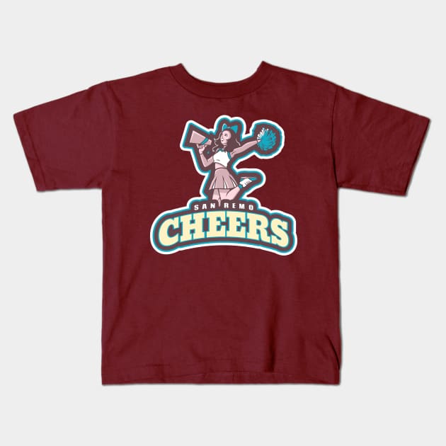 eSport Gaming Team cheerleader Kids T-Shirt by Steady Eyes